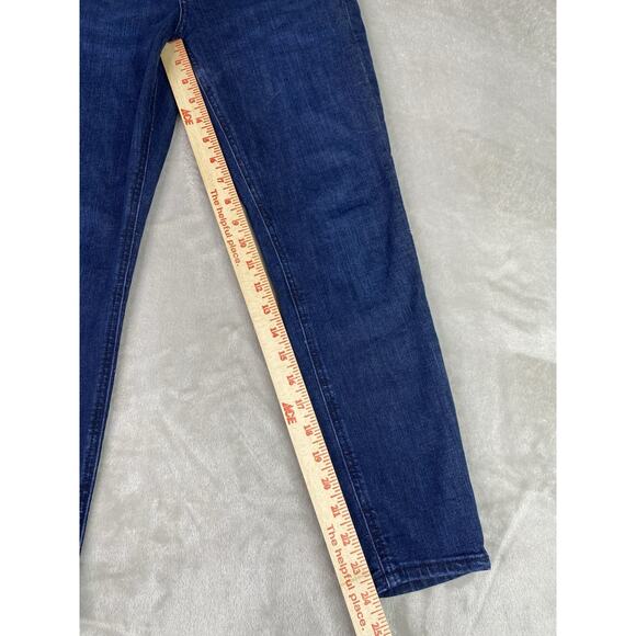 Express Denim Jeans - Stretch + Ankle Legging High Rise 4s / 4c ( 24” Inseam) - Picture 2 of 10